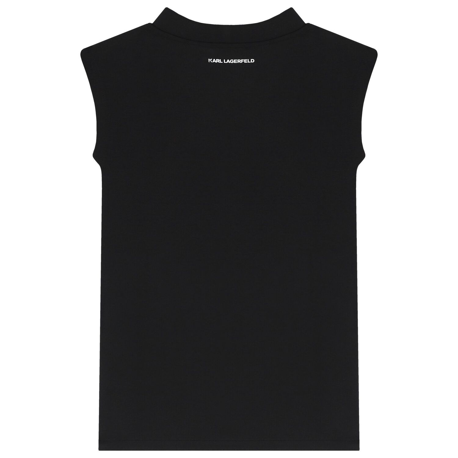 فستان بنات بالشعار باللون الأسود, 1, hi-res image number null