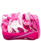 Girls Pink & Purple Ruffled Handbag, 1, hi-res