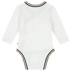 طقم هدايا أفرول بشعار باللون الأبيض, 1, hi-res