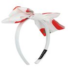 Girls White & Red Tomato Headband, 2, hi-res