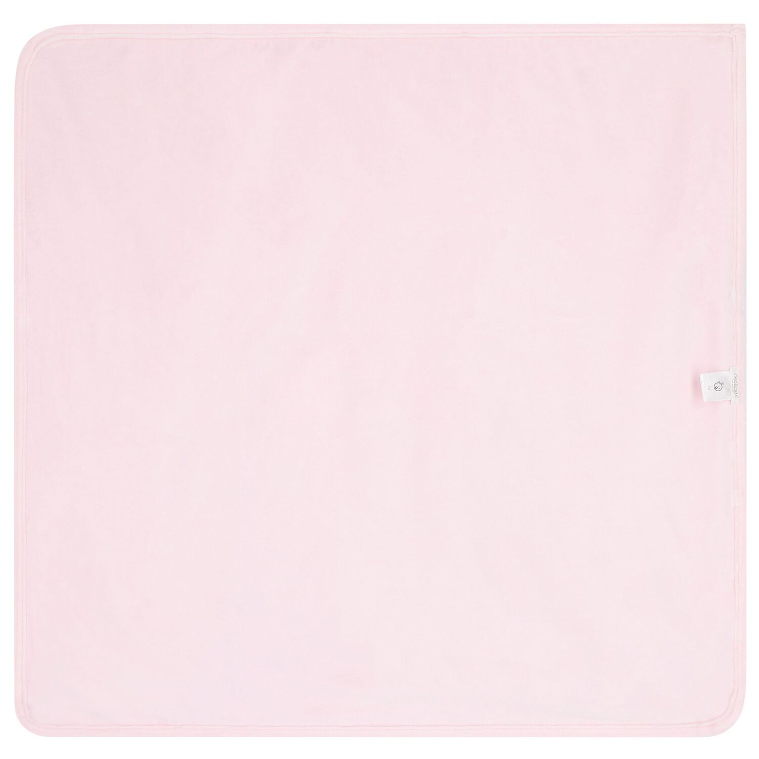 Baby Gilrs Ivory & Pink Rabbit Blanket, 2, hi-res
