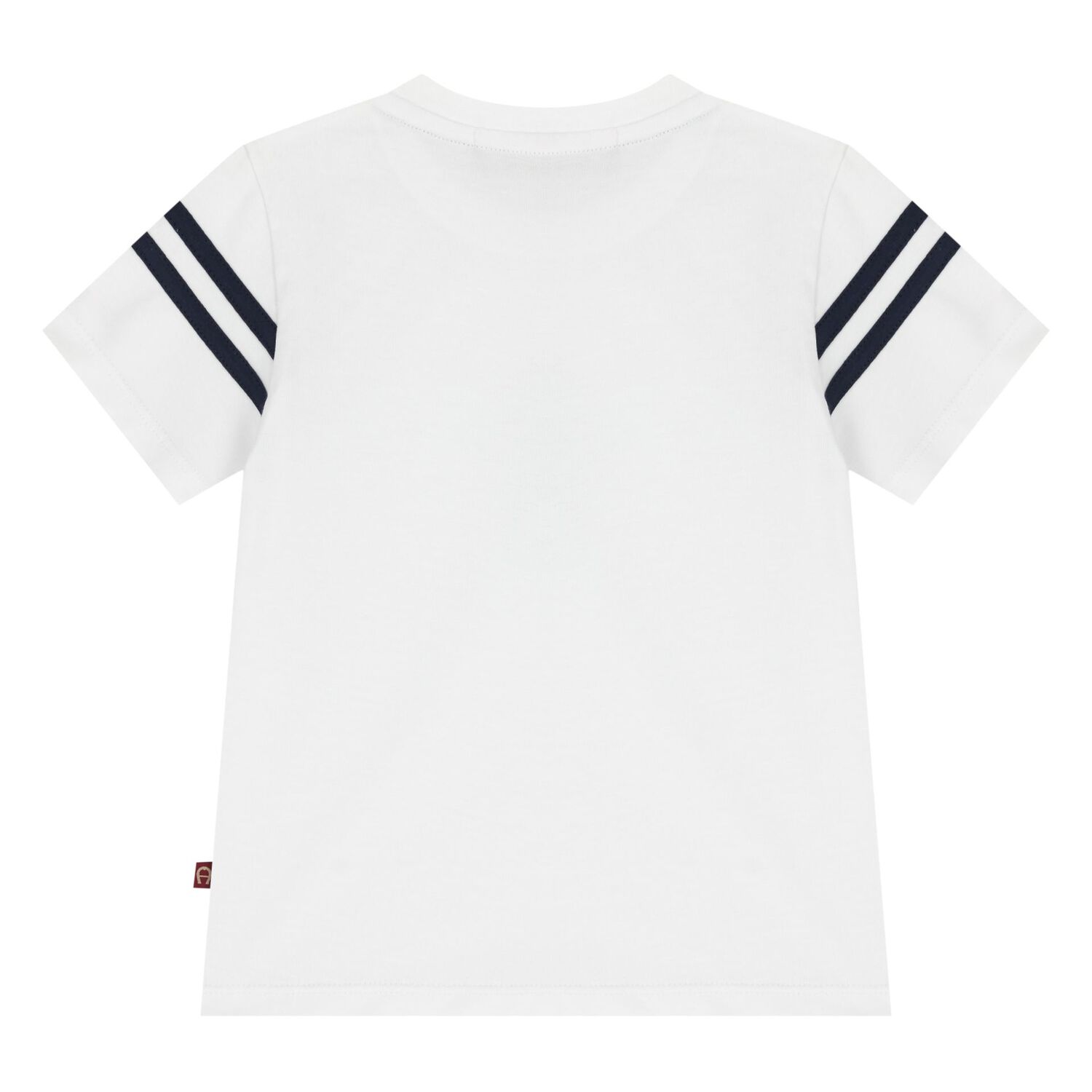Younger Boys White Logo T-Shirt , 1, hi-res