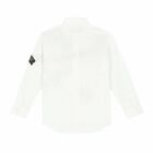 Boys White Logo Print Shirt, 1, hi-res