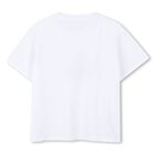 Boys White Logo Safari T-Shirt, 1, hi-res