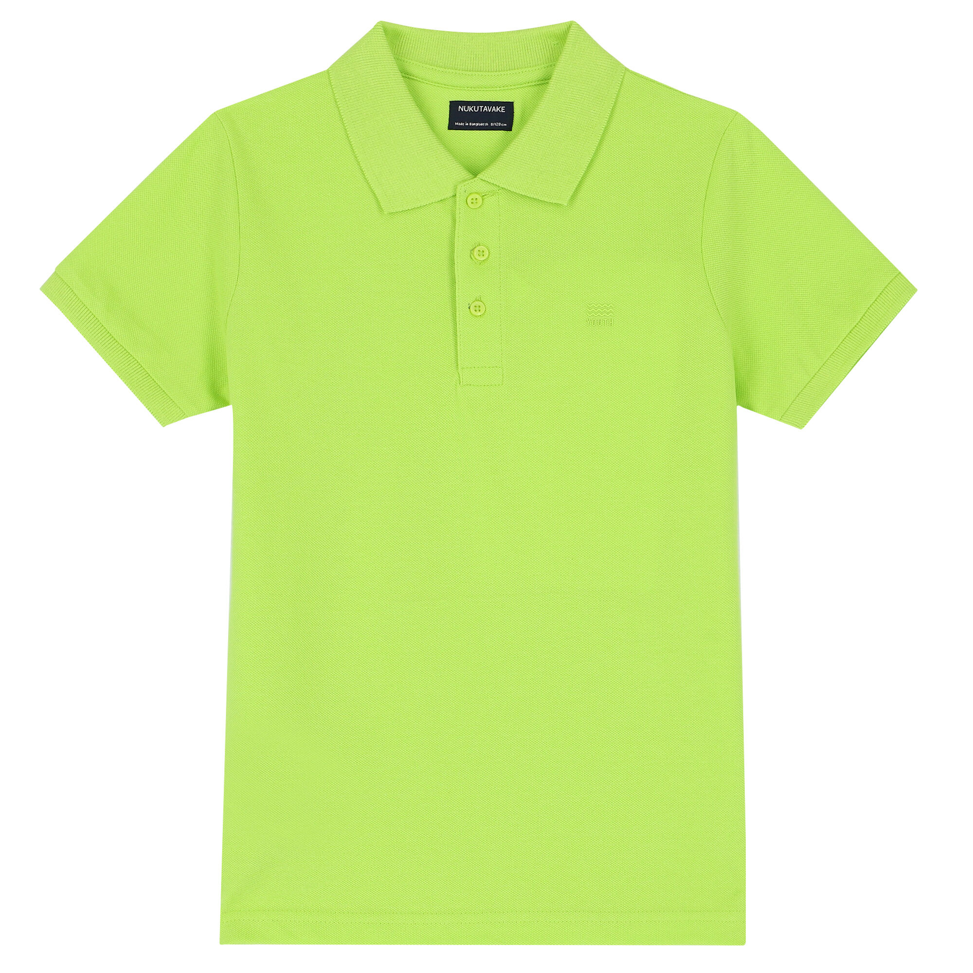 Lime green polo shirt boys clearance