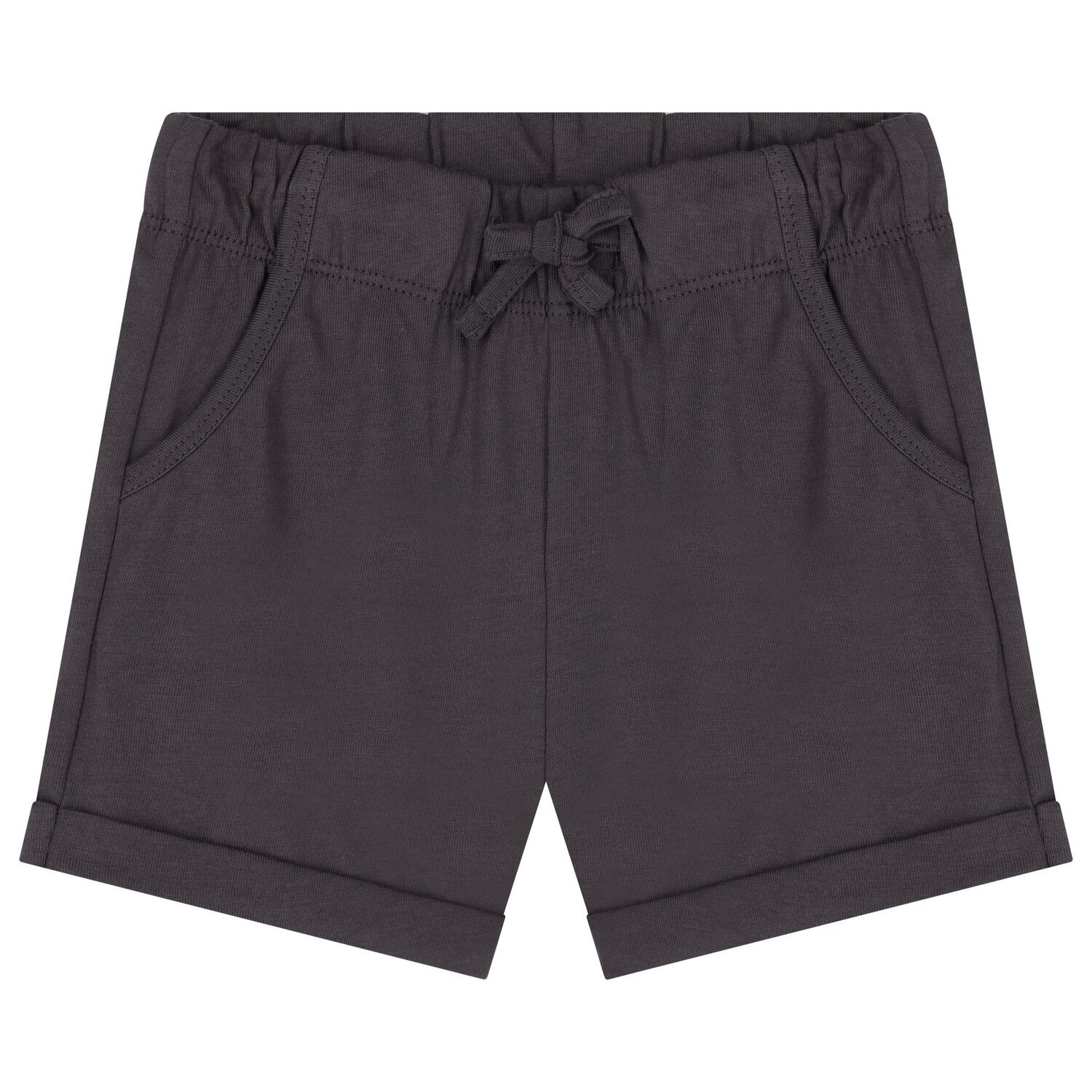 طقم شورت اولاد باللون الرمادى والازرق و العاجى, 4, hi-res