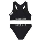 Girls Black Bralette Bikini, 1, hi-res