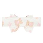 Baby Girls Ivory Teddy Bear Headband, 1, hi-res