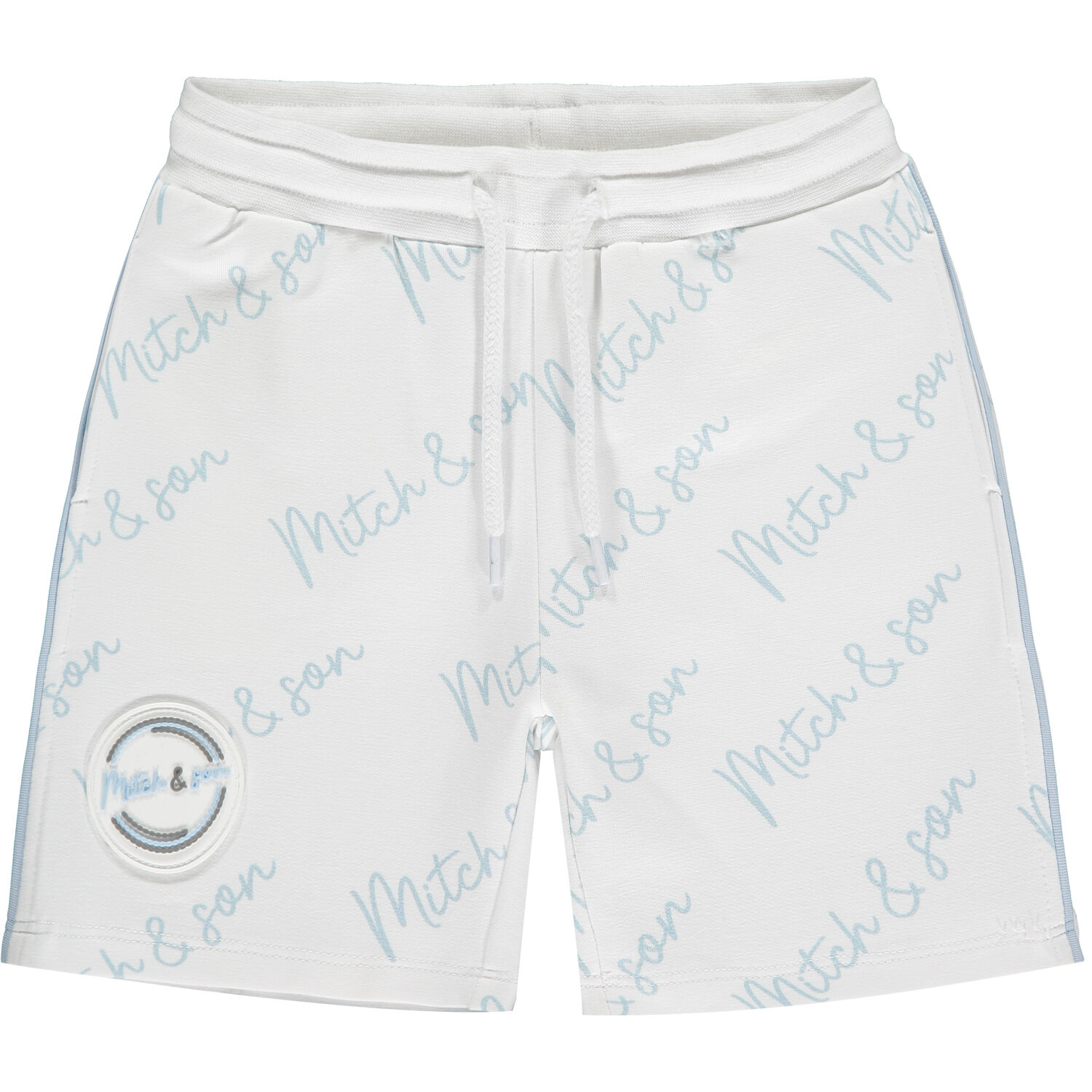 Boys White Logo Shorts, 1, hi-res image number null
