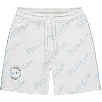 Boys White Logo Shorts