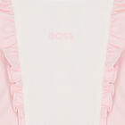 فستان بنات بالشعار باللون الوردي, 1, hi-res