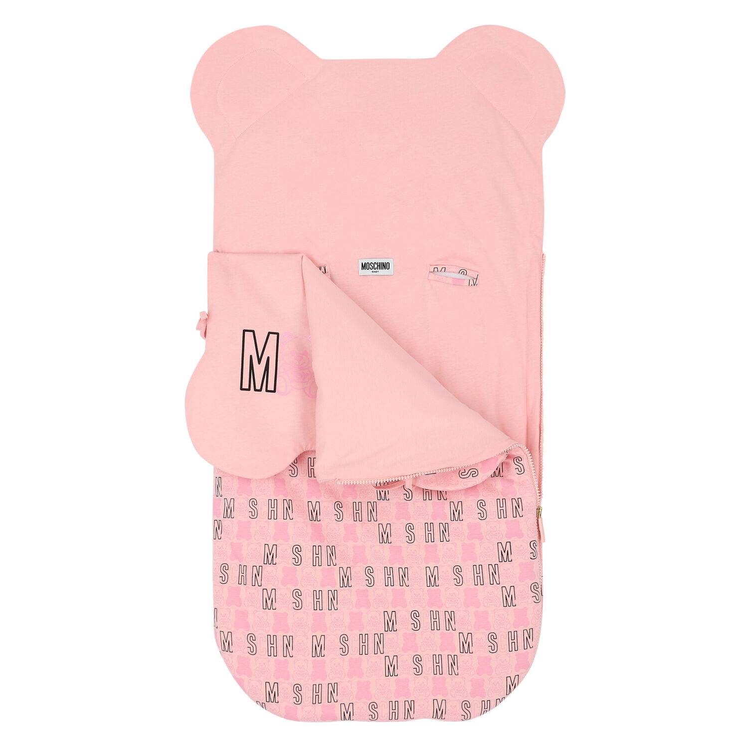 مدس بشعار تيدي باللون الوردي للبنات, 1, hi-res