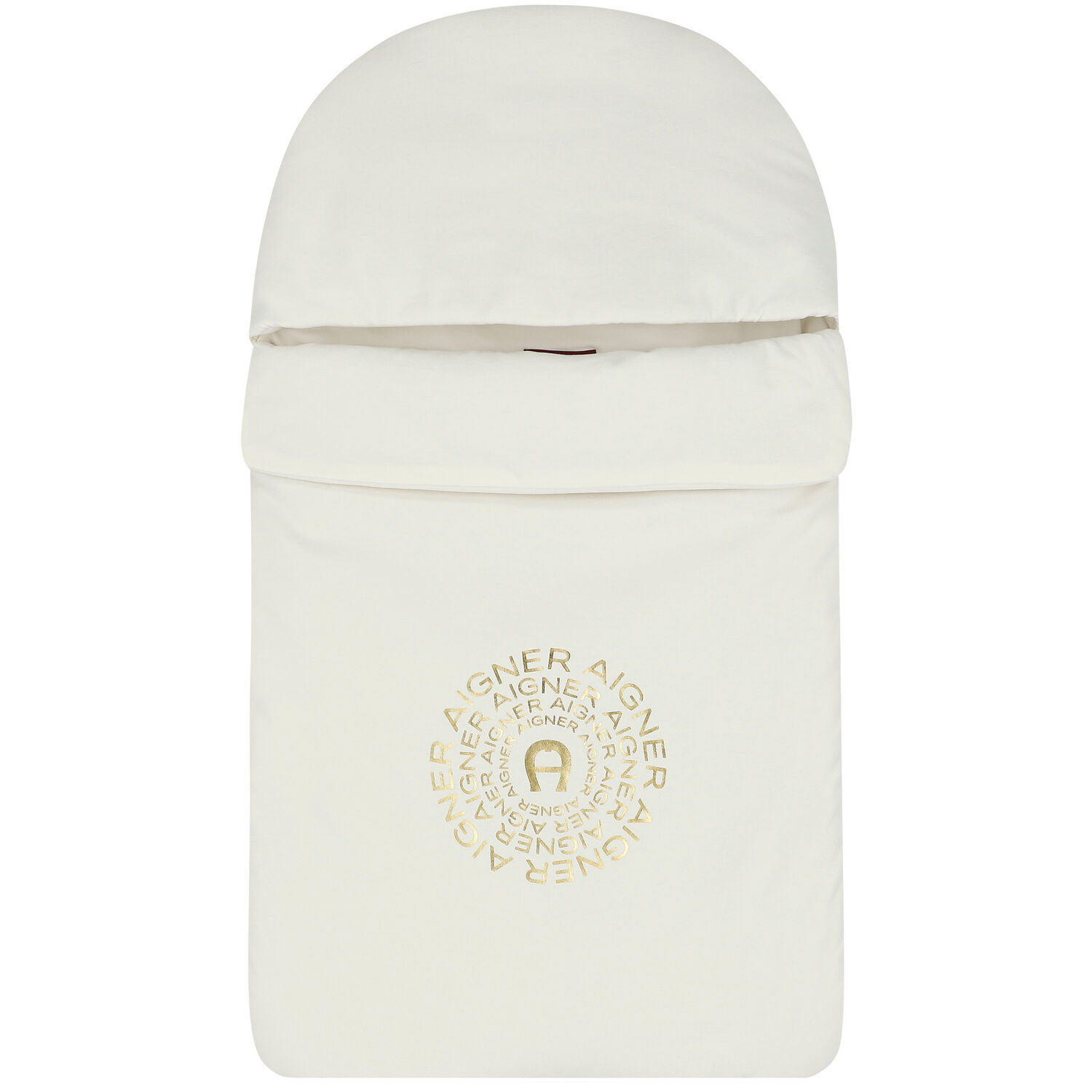 Ivory & Gold Logo Baby Nest, 2, hi-res