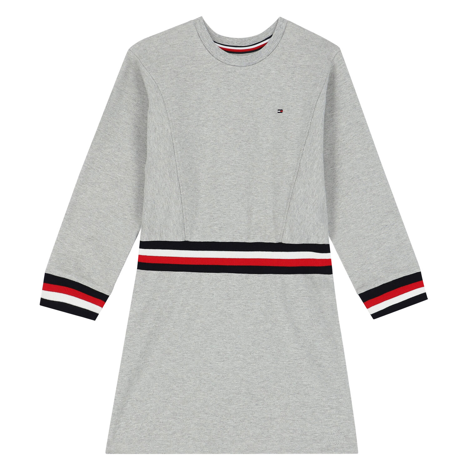 فستان بالشعار باللون الرمادى, 2, hi-res image number null