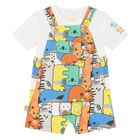 Baby Boys Multicoloured Dungaree Set, 1, hi-res