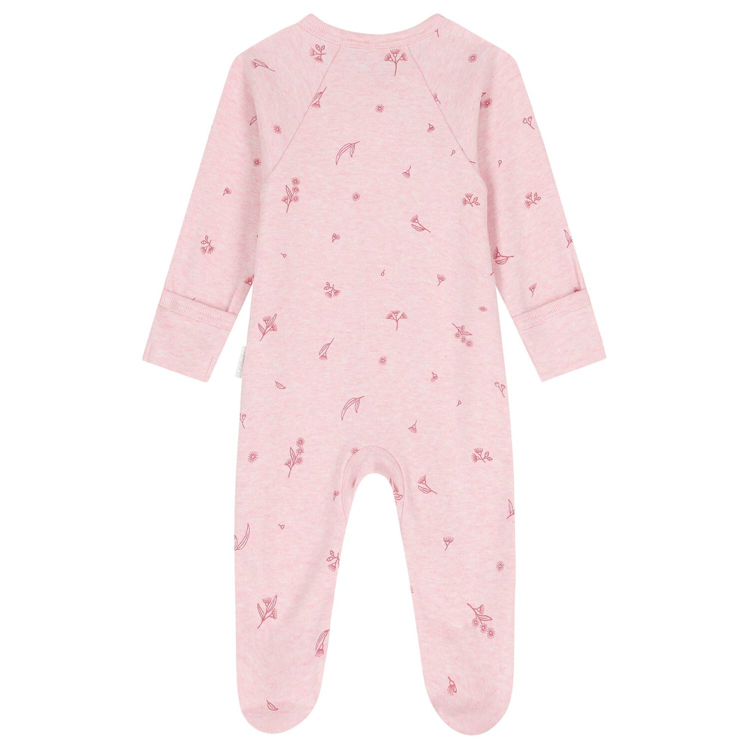 Baby Girls Pink Blossom Babygrow Set, 1, hi-res