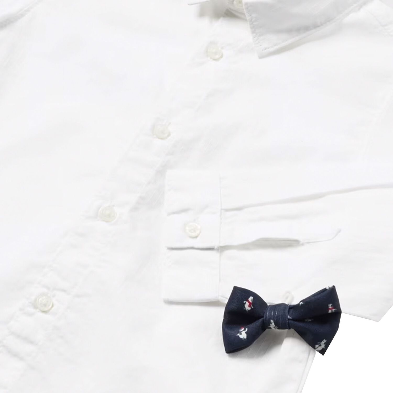 قميص أولاد بأكمام باللون الأبيض, 1, hi-res