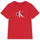 Boys Red Logo T-Shirt, 4, hi-res