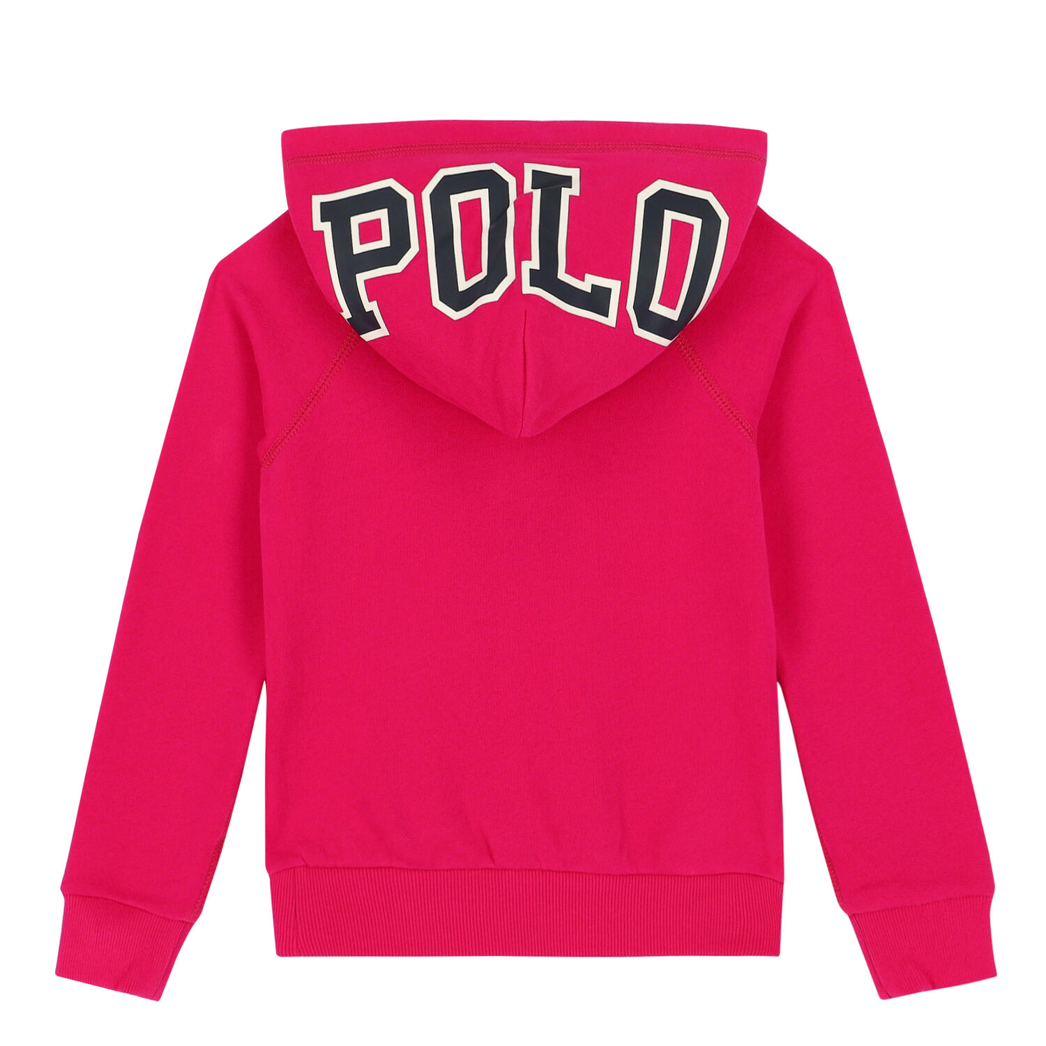 Girls Pink Logo Hooded Top, 1, hi-res image number null