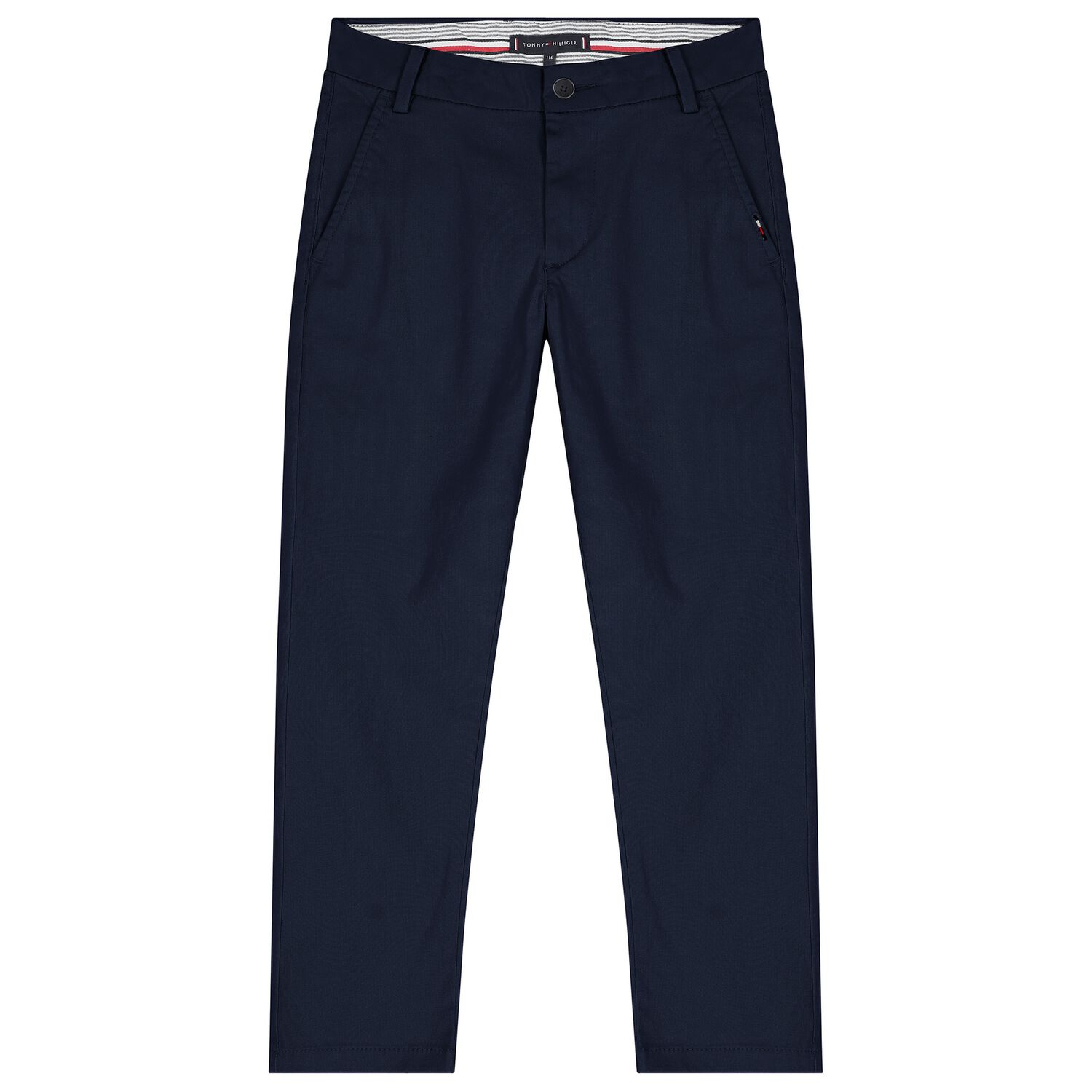 Boys Navy Blue Logo Trousers, 2, hi-res image number null
