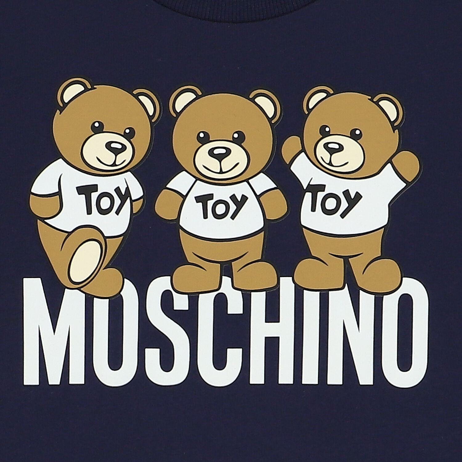 Navy Blue Teddy Bear Logo T-Shirt, 5, hi-res