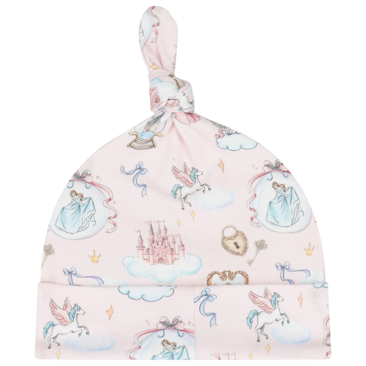 Baby Girls Pink Princess Babygrow Gift Set (3 Piece), 1, hi-res