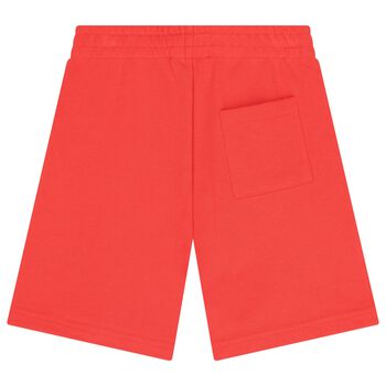 Boys Red Tiger Logo Shorts