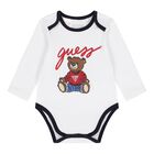 Baby Boys Navy Blue Teddy Bear Tracksuit (3 Piece), 2, hi-res