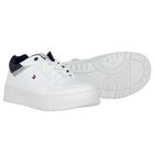 White Logo Trainers, 1, hi-res