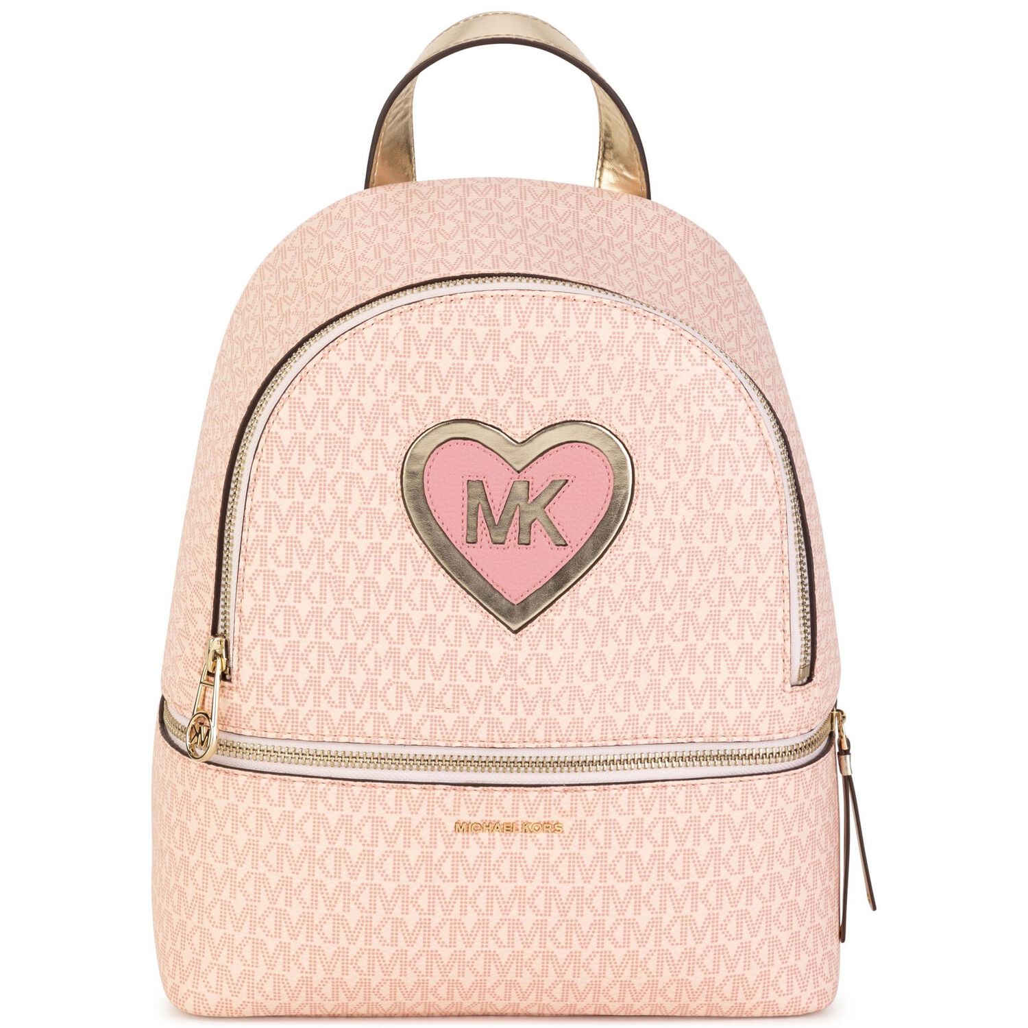 Girls Pink Logo Backpack, 1, hi-res