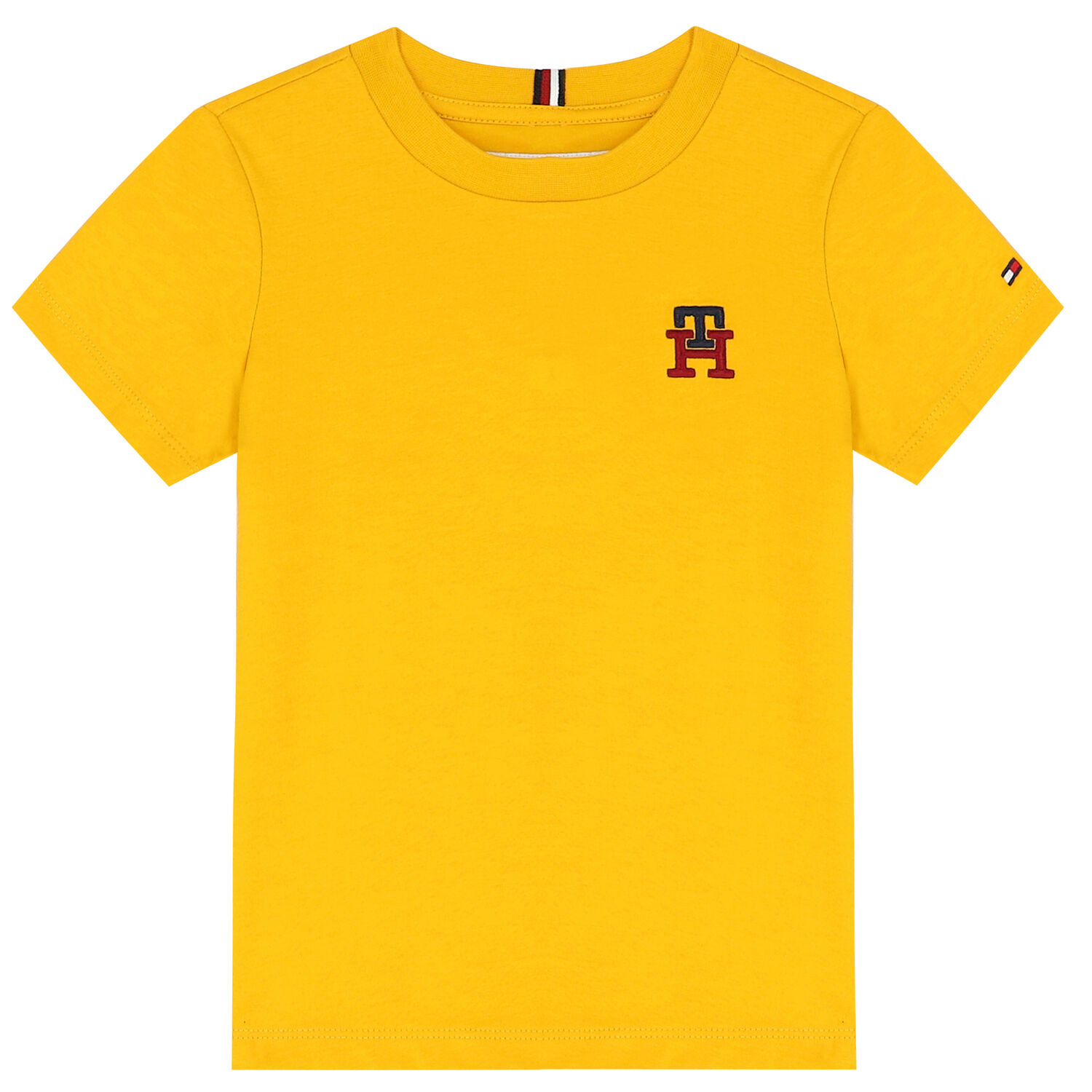 Boys Yellow Logo T-Shirt, 1, hi-res