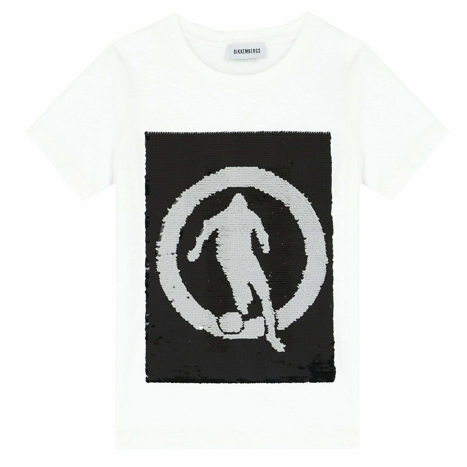 Boys White Reversible Sequin T-Shirt, 1, hi-res image number null