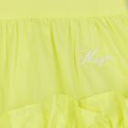 Girls Lime Green Logo Poplin Dress, 1, hi-res