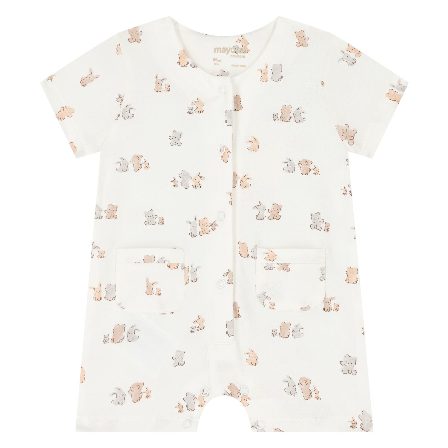 Ivory & Beige Baby Romper Gift Set, 3, hi-res