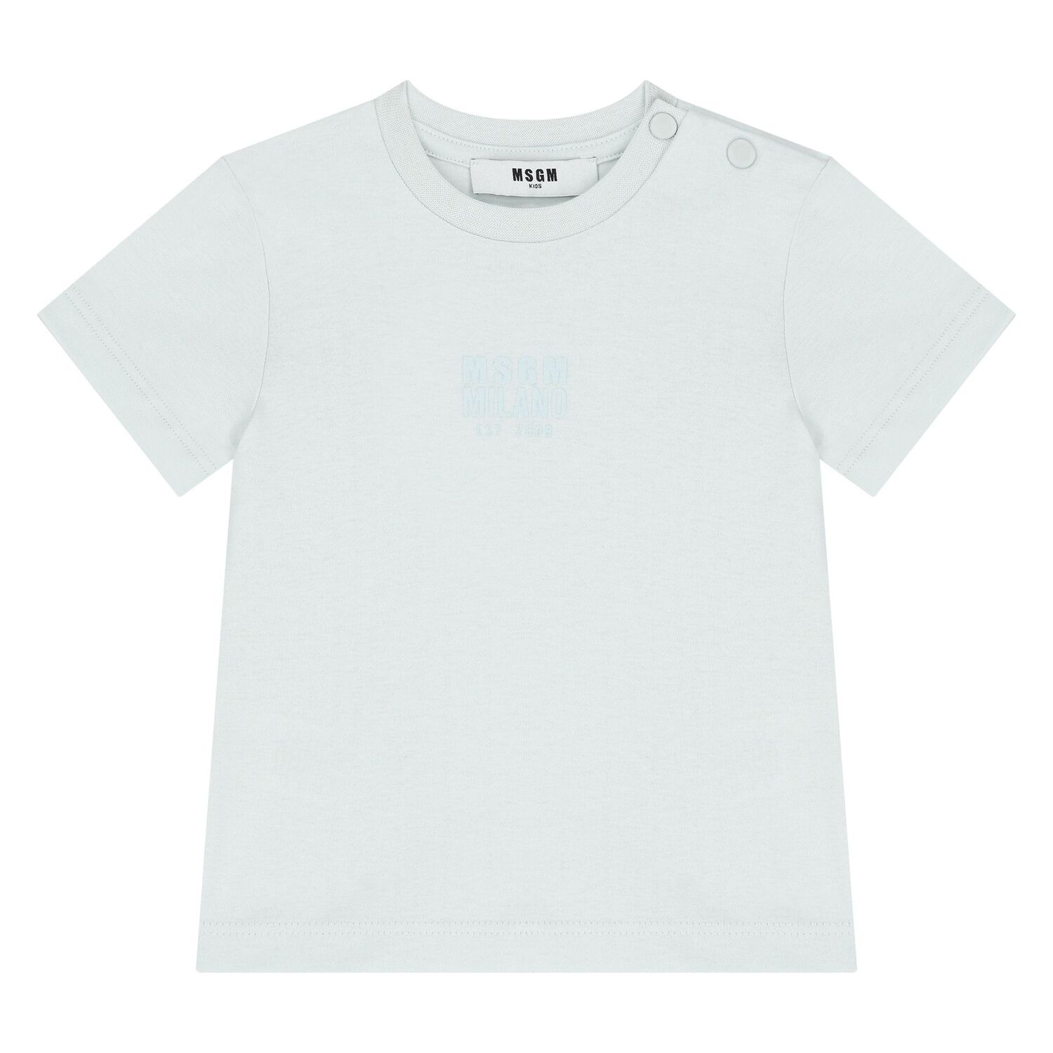 طقم شورت بالشعار باللون الازرق, 1, hi-res