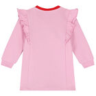 فستان بالشعار باللون الوردي, 1, hi-res