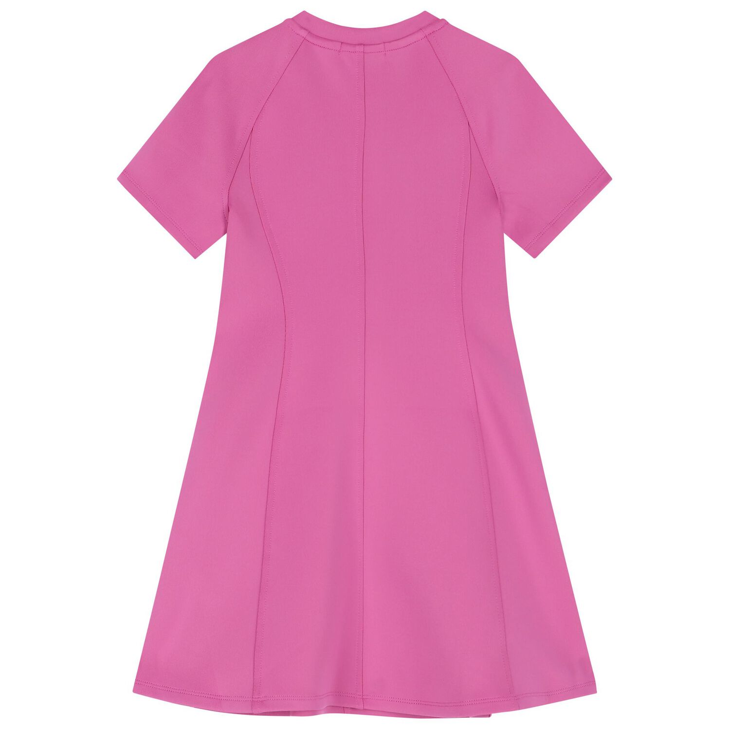 Girls Pink Logo Dress, 1, hi-res