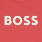 تيشيرت للأولاد  بشعار باللون الأحمر, 6, hi-res