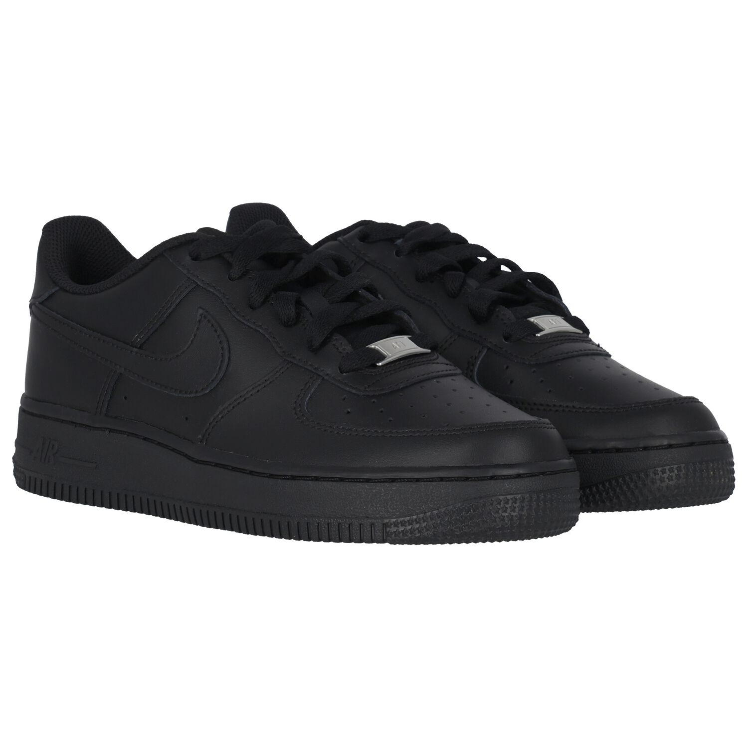 Black Air Force 1 Trainers, 1, hi-res image number null