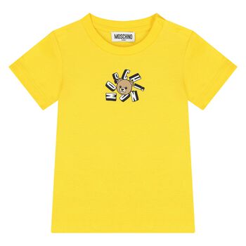 Younger Yellow Teddy Bear Logo T-Shirt