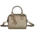 حقيبة يد بنات جلد باللون الذهبى, 1, hi-res