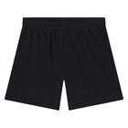 Younger Black Jordan Logo Shorts Set, 1, hi-res