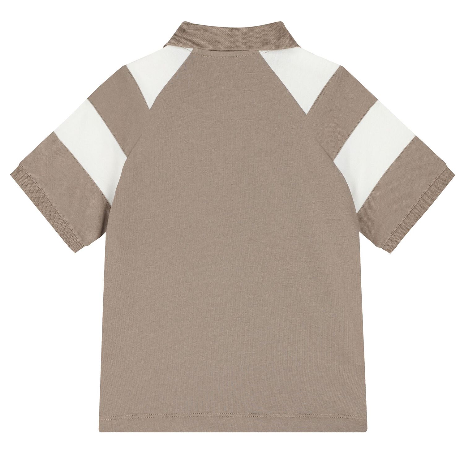 Boys Beige Logo Polo Shirt, 1, hi-res