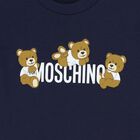 Younger Navy Blue Teddy Bear Logo T-Shirt, 4, hi-res