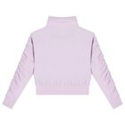 توب بنات هودي بسحاب بالشعار ياللون البنفسجي, 1, hi-res