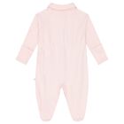 Baby Girls Pink Babygrow, 2, hi-res