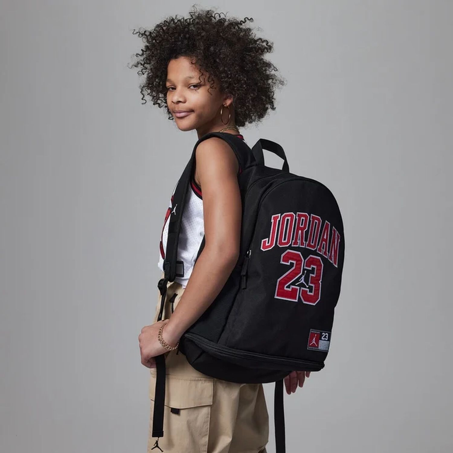 Black Jordan Backpack, 1, hi-res image number null