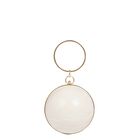 Girls Ivory & Gold Ball Bag, 1, hi-res