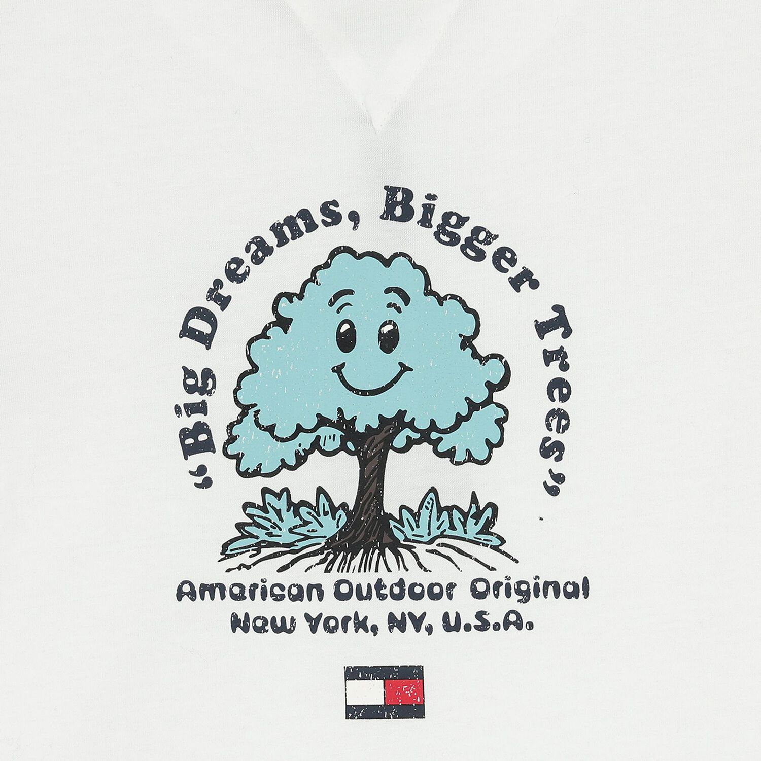 تيشيرت اولاد بالشعار باللون الابيض , 1, hi-res