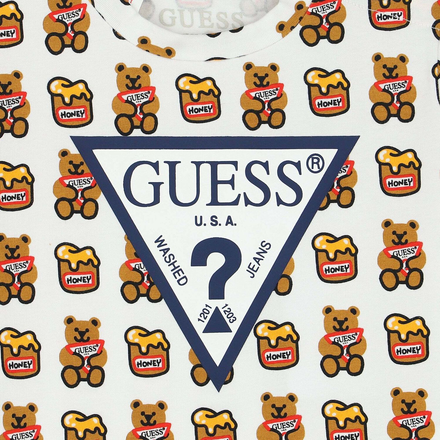 تيشيرت بالشعار باللون الابيض للاولاد, 1, hi-res